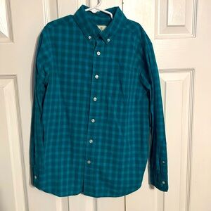 Lands End Boys Button-up 
Shirt Size M (10/12)